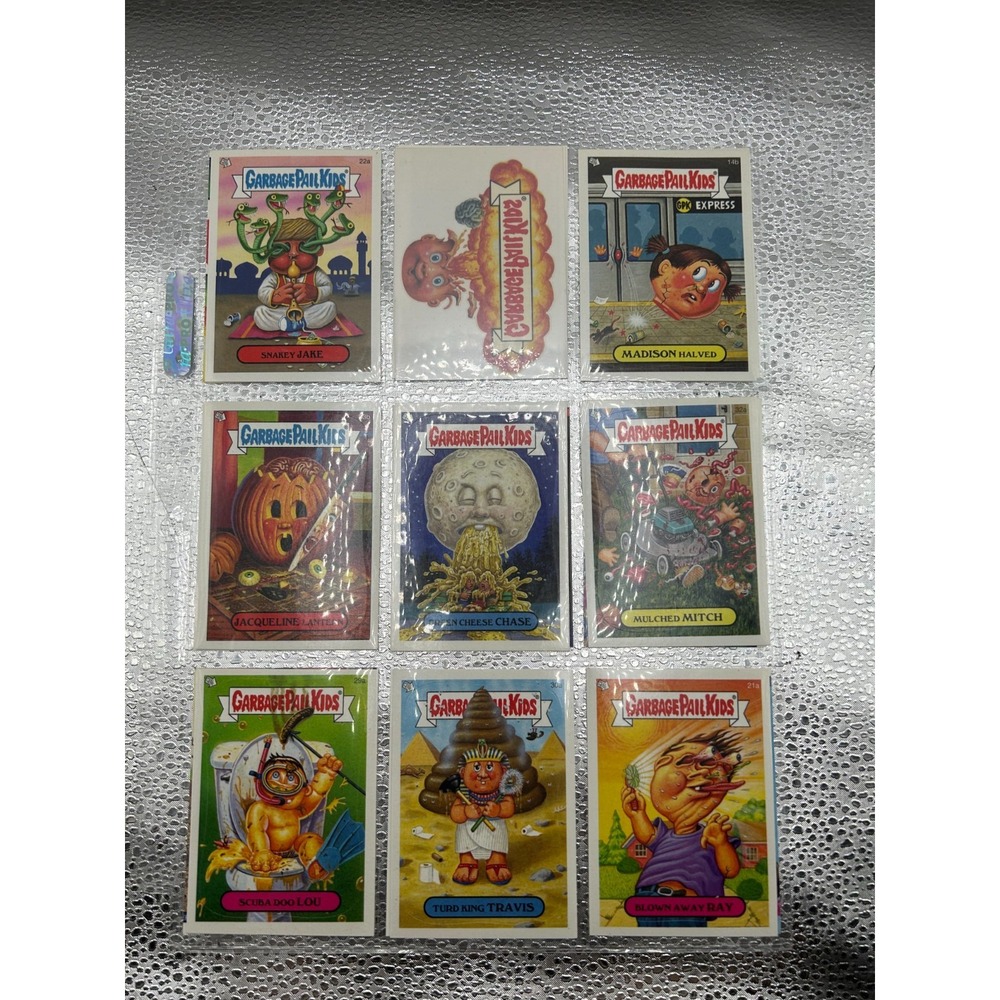 The Topps Lot of 18 Garbage‎ Pail Kids Card Stickers Series Assorted Collection